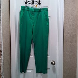 J Crew Factory- The Kallie Pant, in Green, Size 10